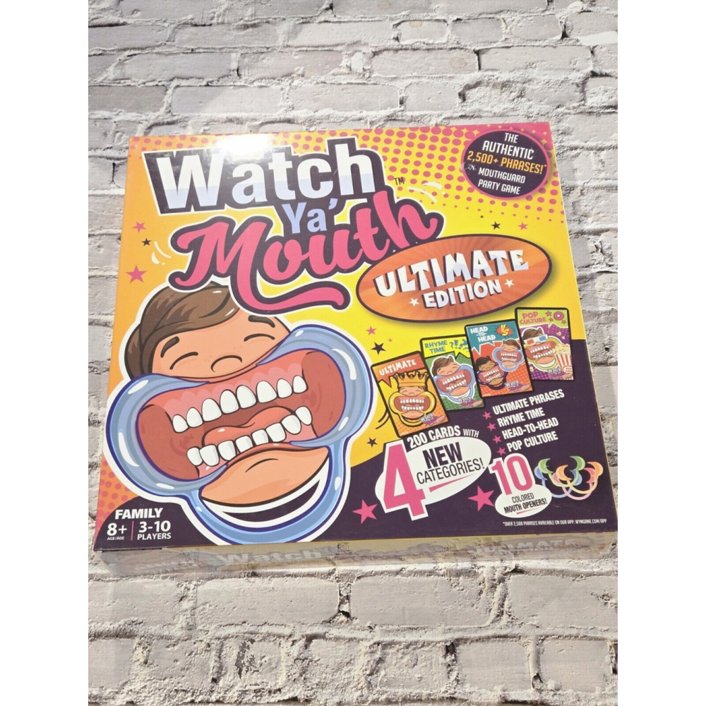 Watch Ya Mouth Ultimate Edition, The Authentic Mouthguard Party Game, Sealed